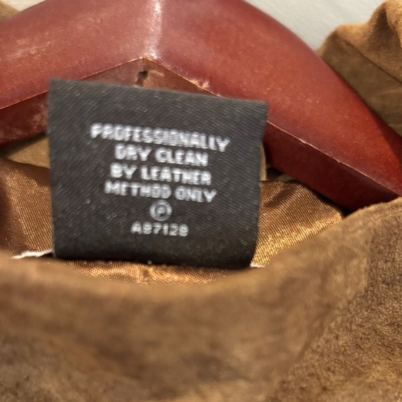 Bradley Bayou Genuine Leather Jacket – Women's 2X – Brown Suede - Stand Collar - Picture 15 of 16